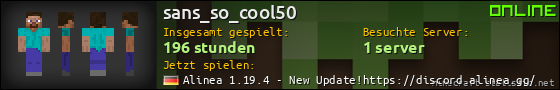 Benutzerleisten 560x90 für sans_so_cool50