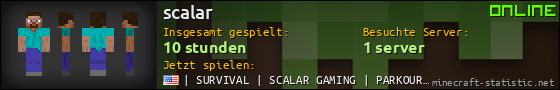 Benutzerleisten 560x90 für scalar