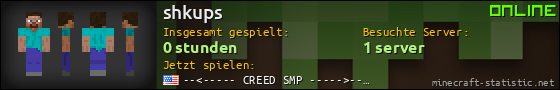 Benutzerleisten 560x90 für shkups