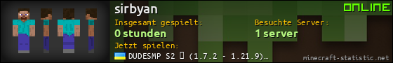 Benutzerleisten 560x90 für sirbyan