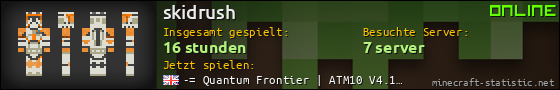 Benutzerleisten 560x90 für skidrush
