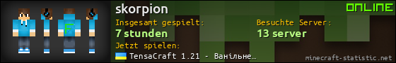 Benutzerleisten 560x90 für skorpion