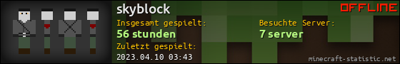 Benutzerleisten 560x90 für skyblock