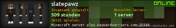 Benutzerleisten 560x90 für slatepawz