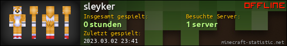 Benutzerleisten 560x90 für sleyker
