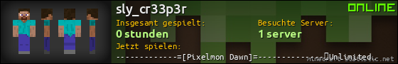 Benutzerleisten 560x90 für sly_cr33p3r