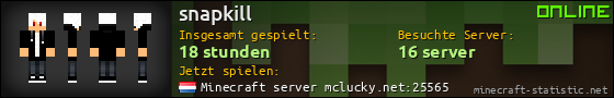 Benutzerleisten 560x90 für snapkill