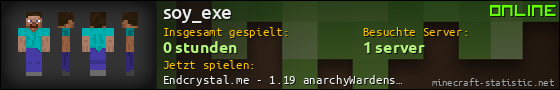 Benutzerleisten 560x90 für soy_exe