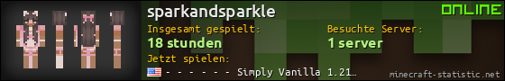 Benutzerleisten 560x90 für sparkandsparkle