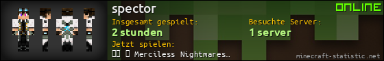 Benutzerleisten 560x90 für spector