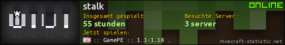 Benutzerleisten 560x90 für stalk