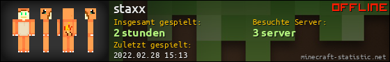 Benutzerleisten 560x90 für staxx