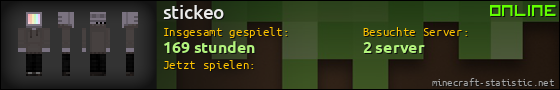 Benutzerleisten 560x90 für stickeo