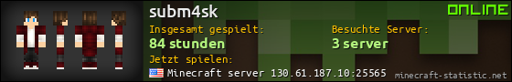 Benutzerleisten 560x90 für subm4sk