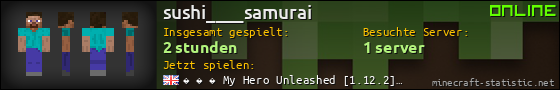 Benutzerleisten 560x90 für sushi____samurai