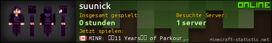 Benutzerleisten 560x90 für suunick