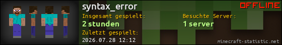 Benutzerleisten 560x90 für syntax_error