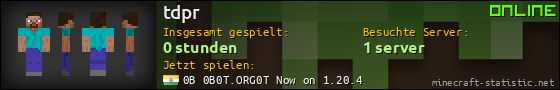 Benutzerleisten 560x90 für tdpr