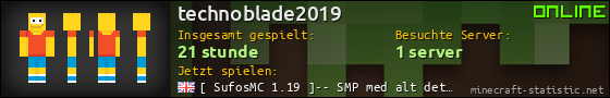 Benutzerleisten 560x90 für technoblade2019