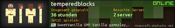 Benutzerleisten 560x90 für temperedblocks