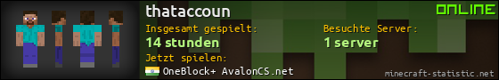 Benutzerleisten 560x90 für thataccoun