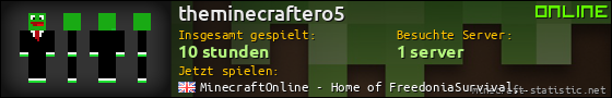 Benutzerleisten 560x90 für theminecraftero5