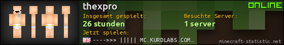 Benutzerleisten 560x90 für thexpro