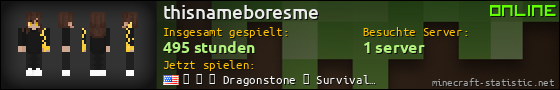 Benutzerleisten 560x90 für thisnameboresme