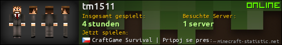 Benutzerleisten 560x90 für tm1511