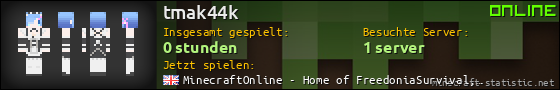 Benutzerleisten 560x90 für tmak44k