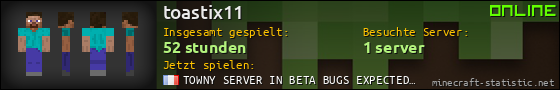 Benutzerleisten 560x90 für toastix11