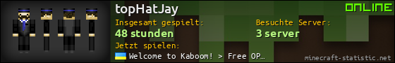 Benutzerleisten 560x90 für topHatJay