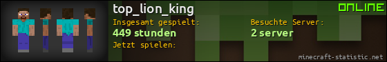 Benutzerleisten 560x90 für top_lion_king