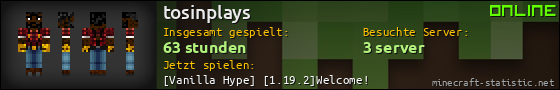 Benutzerleisten 560x90 für tosinplays