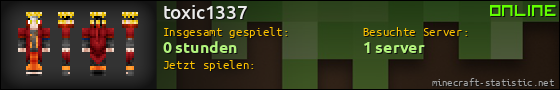 Benutzerleisten 560x90 für toxic1337