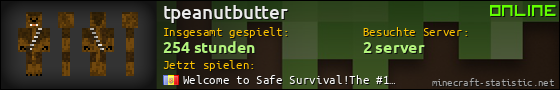 Benutzerleisten 560x90 für tpeanutbutter