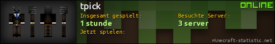 Benutzerleisten 560x90 für tpick