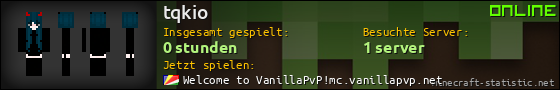 Benutzerleisten 560x90 für tqkio