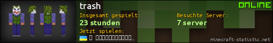 Benutzerleisten 560x90 für trash