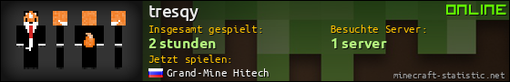 Benutzerleisten 560x90 für tresqy