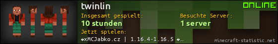 Benutzerleisten 560x90 für twinlin