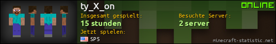 Benutzerleisten 560x90 für ty_X_on