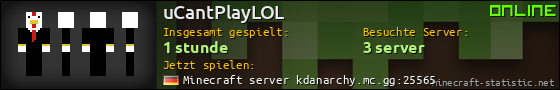 Benutzerleisten 560x90 für uCantPlayLOL