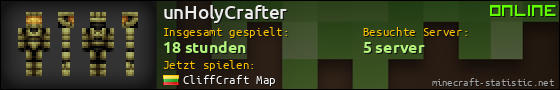 Benutzerleisten 560x90 für unHolyCrafter