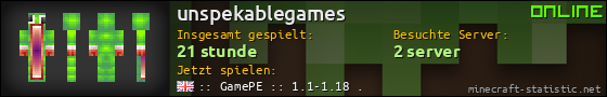 Benutzerleisten 560x90 für unspekablegames