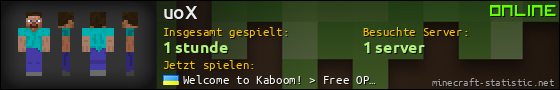 Benutzerleisten 560x90 für uoX