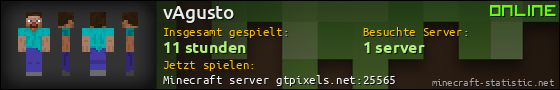 Benutzerleisten 560x90 für vAgusto