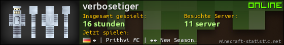 Benutzerleisten 560x90 für verbosetiger