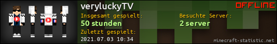 Benutzerleisten 560x90 für veryluckyTV