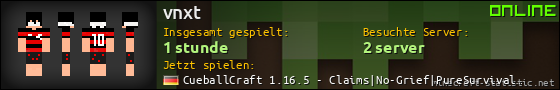 Benutzerleisten 560x90 für vnxt